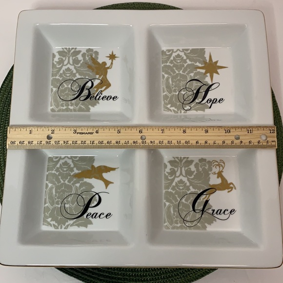 Kohl’s Spirit of the season Christmas platter - Picture 9 of 12